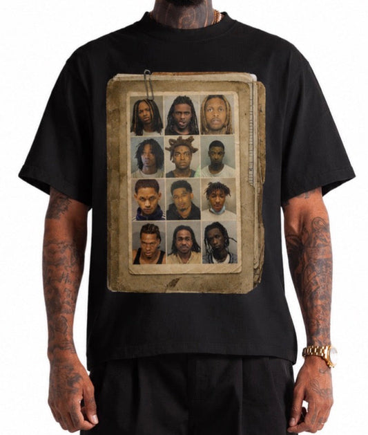 Pop Cultured Co. Mugshots T shirt