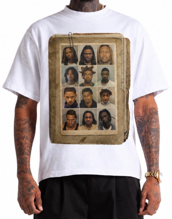 Pop Cultured Co. Mugshots T shirt